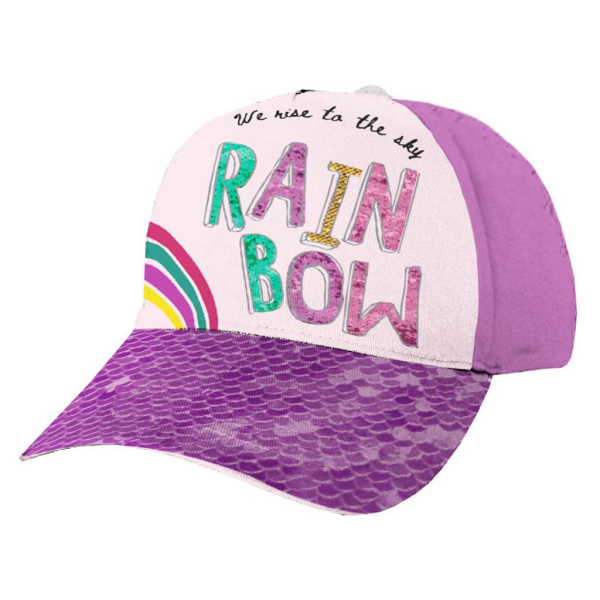 Παιδικό Καπέλο Jockey Must Rainbow Μωβ 584737