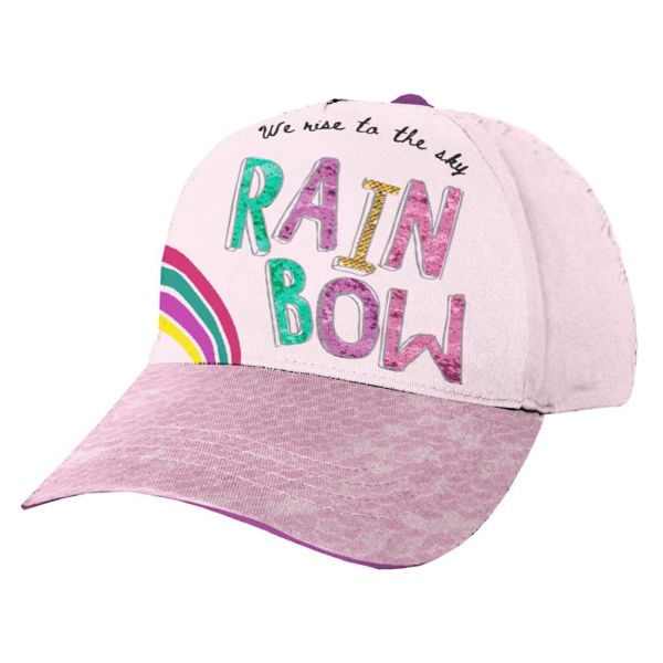Παιδικό Καπέλο Jockey Must Rainbow Ροζ 584737