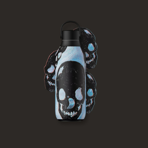Μπουκάλι Θερμός 500ml Chilly's Series 2 Studio Skulls