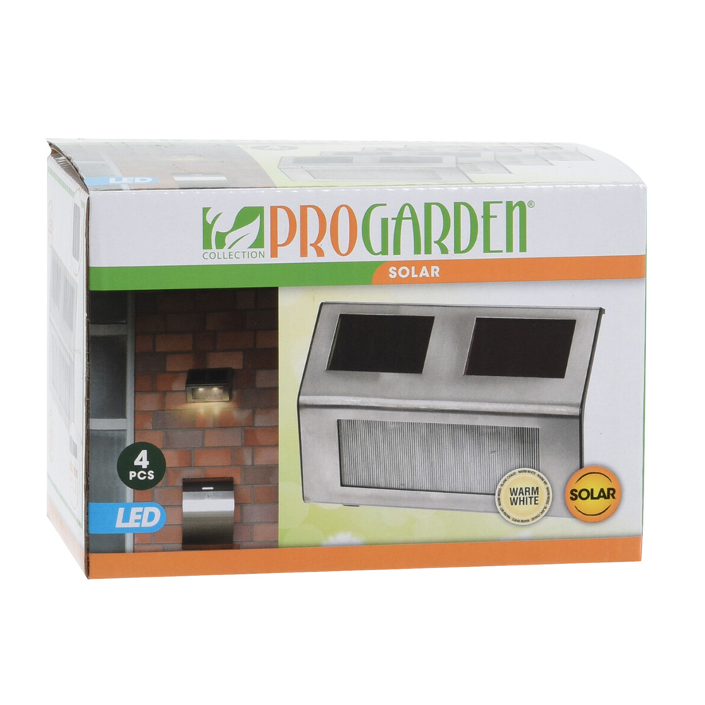 Ηλιακές Απλίκες (4Τμχ) K-M Dt2100250 Home Φωτιστικά Εξωτερικού Χώρου - Κήπου Spitishop