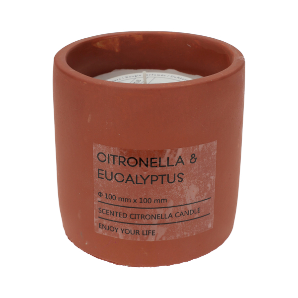 Εντομοαπωθητικό Κερί Σιτρονέλας Με Ευκάλυπτο 170gr (Φ10x10) Κ-Μ 420901260