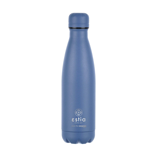 Μπουκάλι Θερμός 500ml Estia Save The Aegean Lite Denim Blue 01-18009