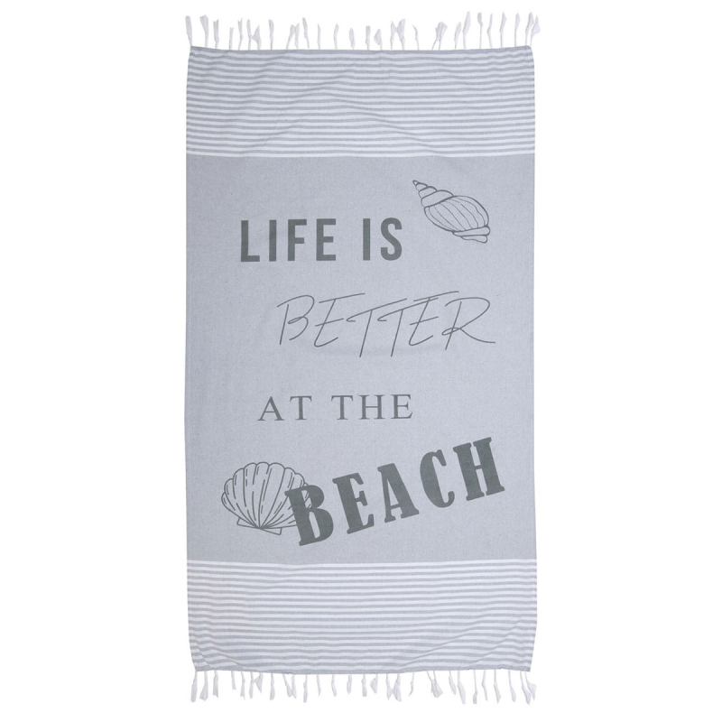 Παρεό (90x170) Viopros Σάντυ Γκρι