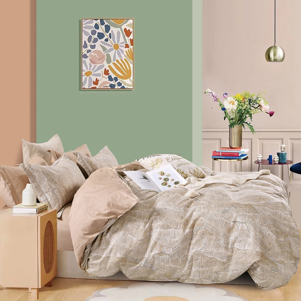 Σεντόνια Υπέρδιπλα (Σετ) Ravelia Sateen Amazonia