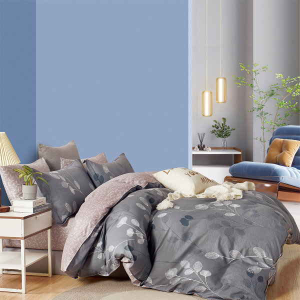 Σεντόνια Υπέρδιπλα (Σετ) Ravelia Sateen Foglie