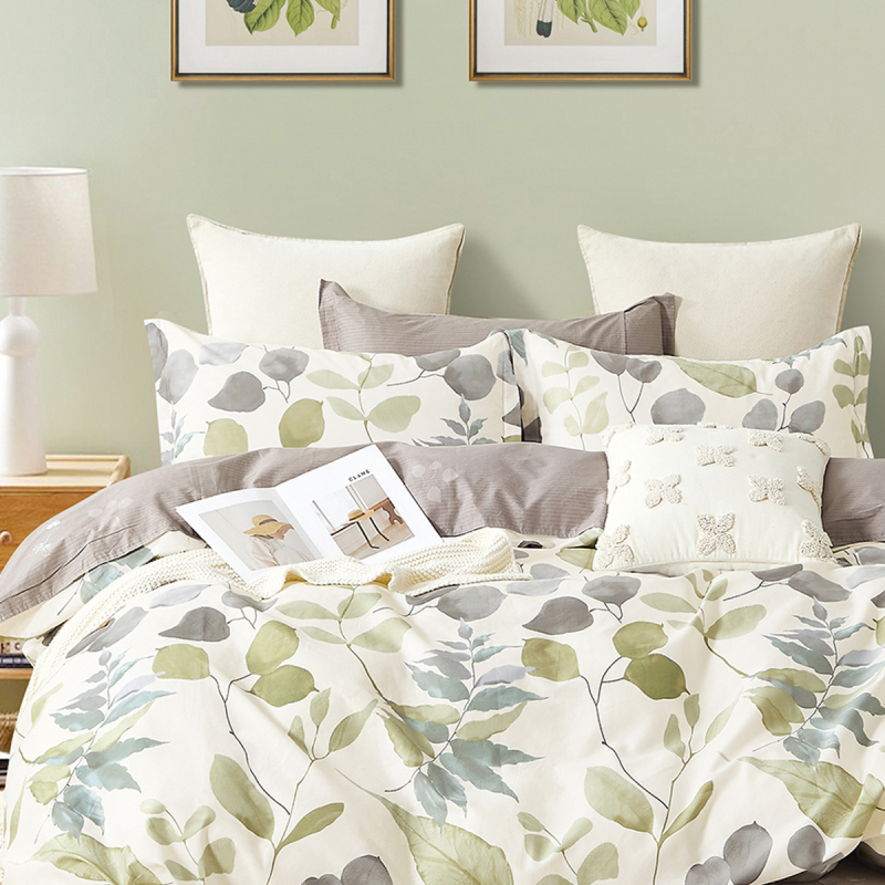 Σεντόνια Υπέρδιπλα (Σετ) Ravelia Sateen Verde