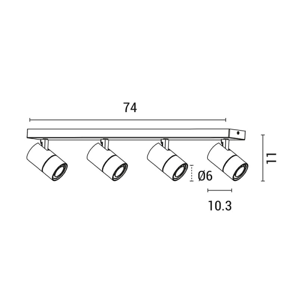 Σποτ Πολύφωτο Eurolamp 145-25009
