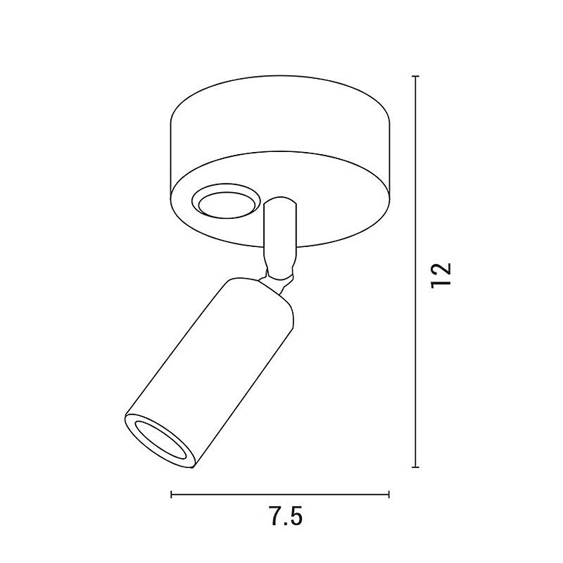 Σποτ Led Eurolamp Ariston1 145-25211 Home Φωτιστικά Οροφής - Τοίχου Spitishop