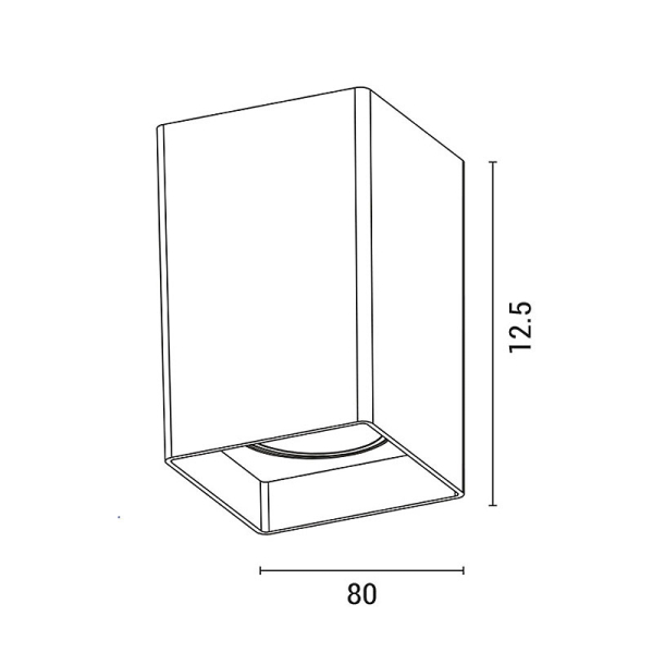 Σποτ Μονόφωτο Eurolamp 145-25025