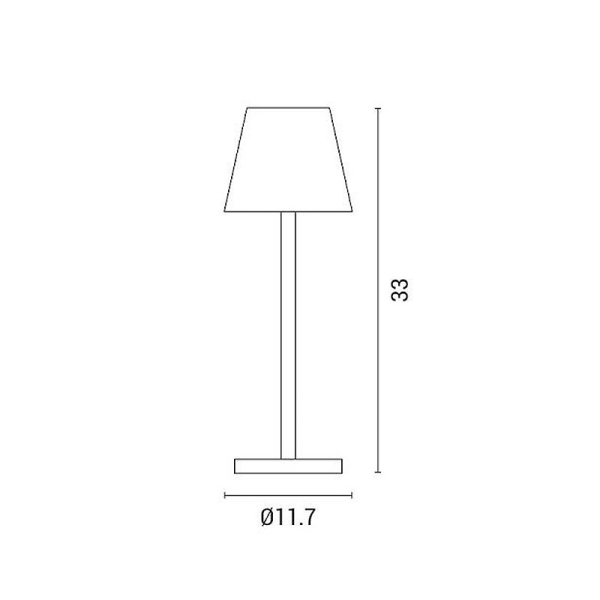 Επιτραπέζιο Φωτιστικό Επαναφορτιζόμενο LED Eurolamp 144-70001