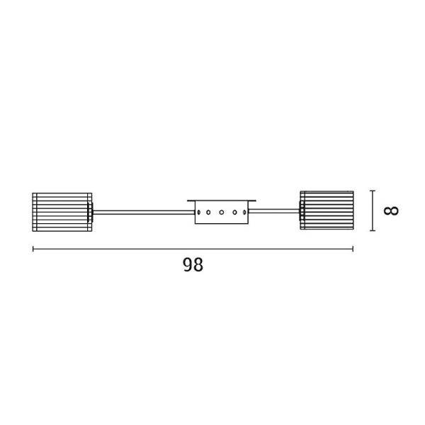 Φωτιστικό Οροφής Πολύφωτο LED Eurolamp 144-10025