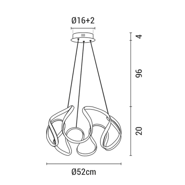 Φωτιστικό Οροφής LED Eurolamp 144-15008