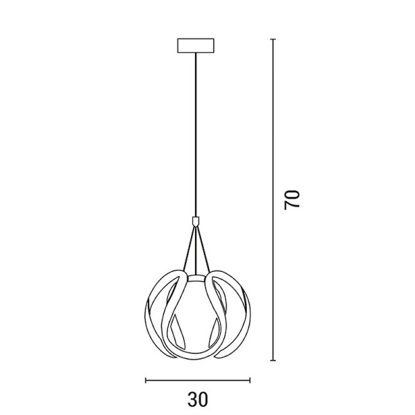Φωτιστικό Οροφής LED Eurolamp 144-15025