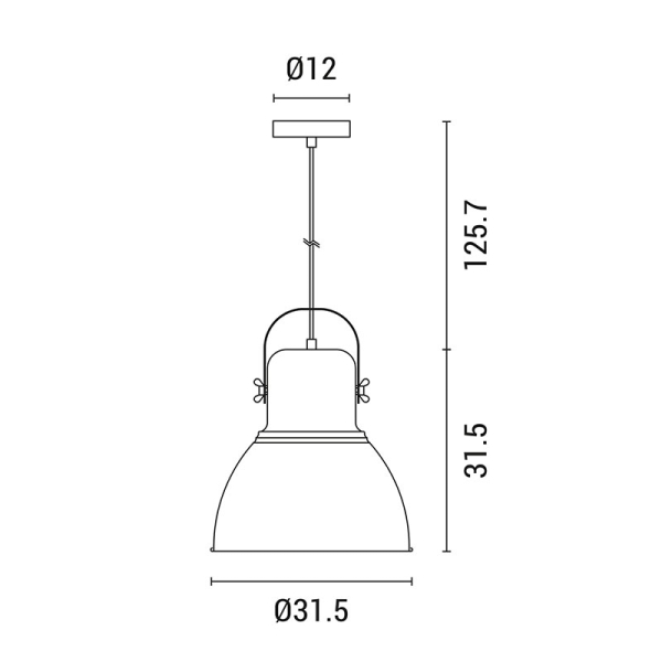 Φωτιστικό Οροφής Μονόφωτο Eurolamp 144-27003