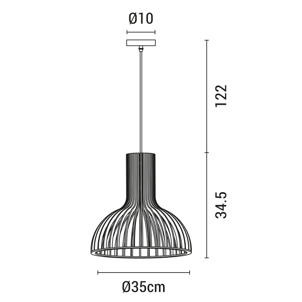 Φωτιστικό Οροφής Μονόφωτο Eurolamp 144-30000