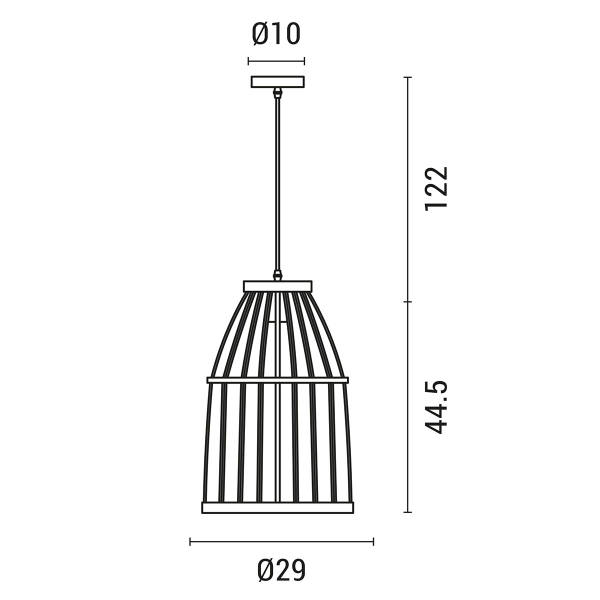 Φωτιστικό Οροφής Μονόφωτο Eurolamp 144-30002