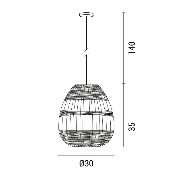 Φωτιστικό Οροφής Μονόφωτο Eurolamp 144-33001