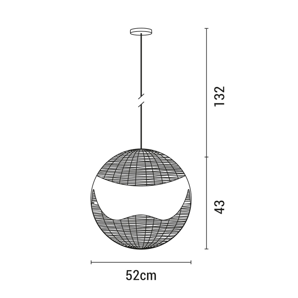 Φωτιστικό Οροφής Μονόφωτο Eurolamp 144-33002