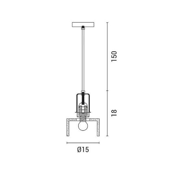 Φωτιστικό Οροφής Μονόφωτο Eurolamp 144-46004