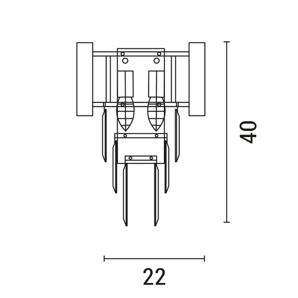 Απλίκα Τοίχου Eurolamp 144-52001