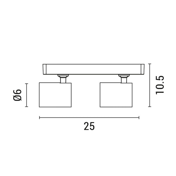 Σποτ Δίφωτο Eurolamp 144-60004