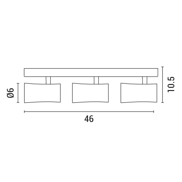 Σποτ Τρίφωτο Eurolamp 144-60008