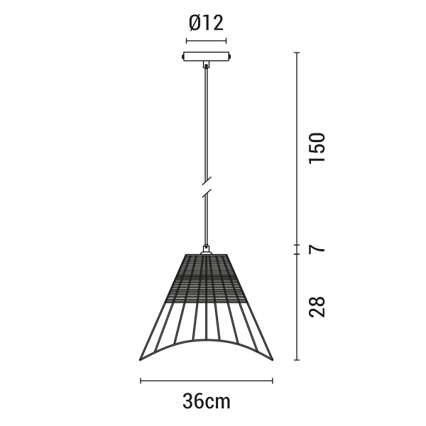 Φωτιστικό Οροφής Μονόφωτο Eurolamp 144-33010