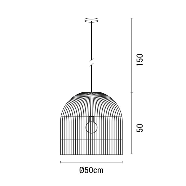 Φωτιστικό Οροφής Μονόφωτο Eurolamp 144-33014