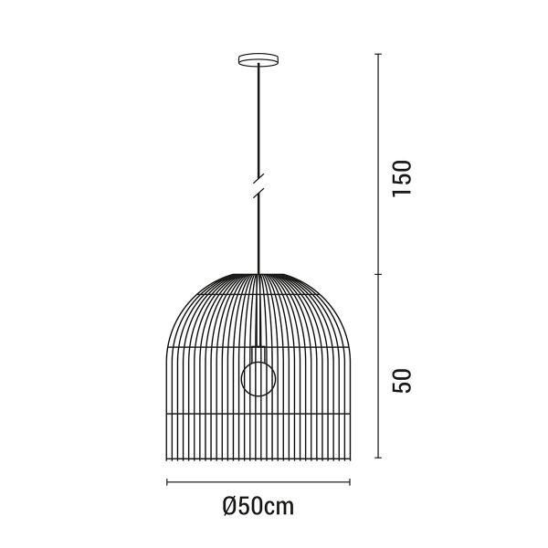 Φωτιστικό Οροφής Μονόφωτο Eurolamp 144-33015