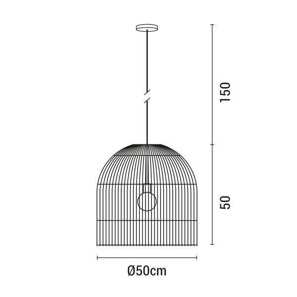 Φωτιστικό Οροφής Μονόφωτο Eurolamp 144-33016