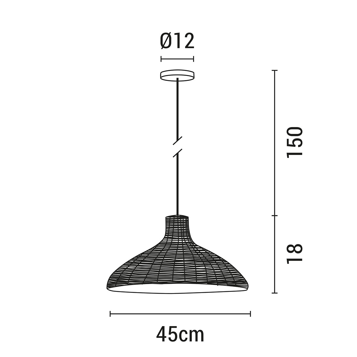 Φωτιστικό Οροφής Μονόφωτο Eurolamp 144-33017 Home Φωτιστικά Spitishop