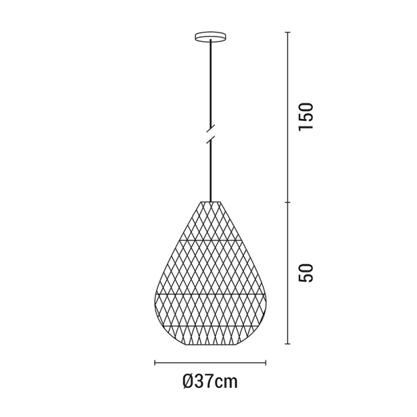 Φωτιστικό Οροφής Μονόφωτο Eurolamp 144-33018