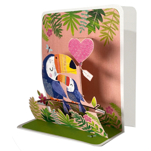 Ευχετήρια Κάρτα 3D (10.5x12) Pictura Τουκάν