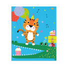 Ευχετήρια Κάρτα Απλή (12.5×15) Pictura Happy Birthday Τίγρης Κροκόδειλος