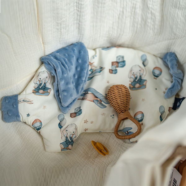 Βρεφικό Μαξιλάρι Sleepy Pig La Millou Simbo-Wind Blue