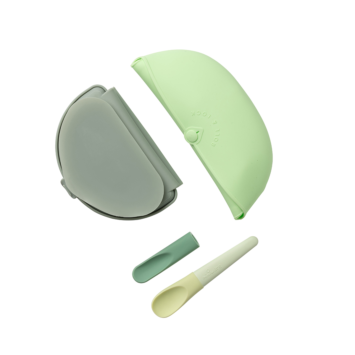 Παιδικό Σετ Φαγητού 4τμχ Miniware Des 13 Μέντα φωτογραφία