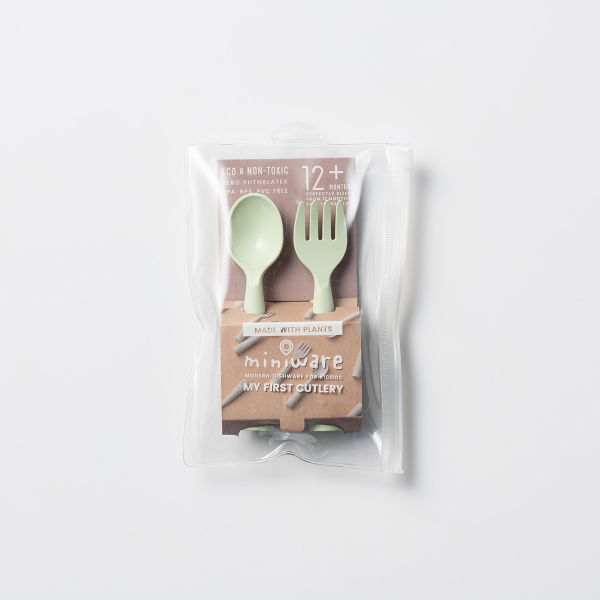 Κουτάλι + Πιρούνι (Σετ) Miniware Des 13 Μέντα