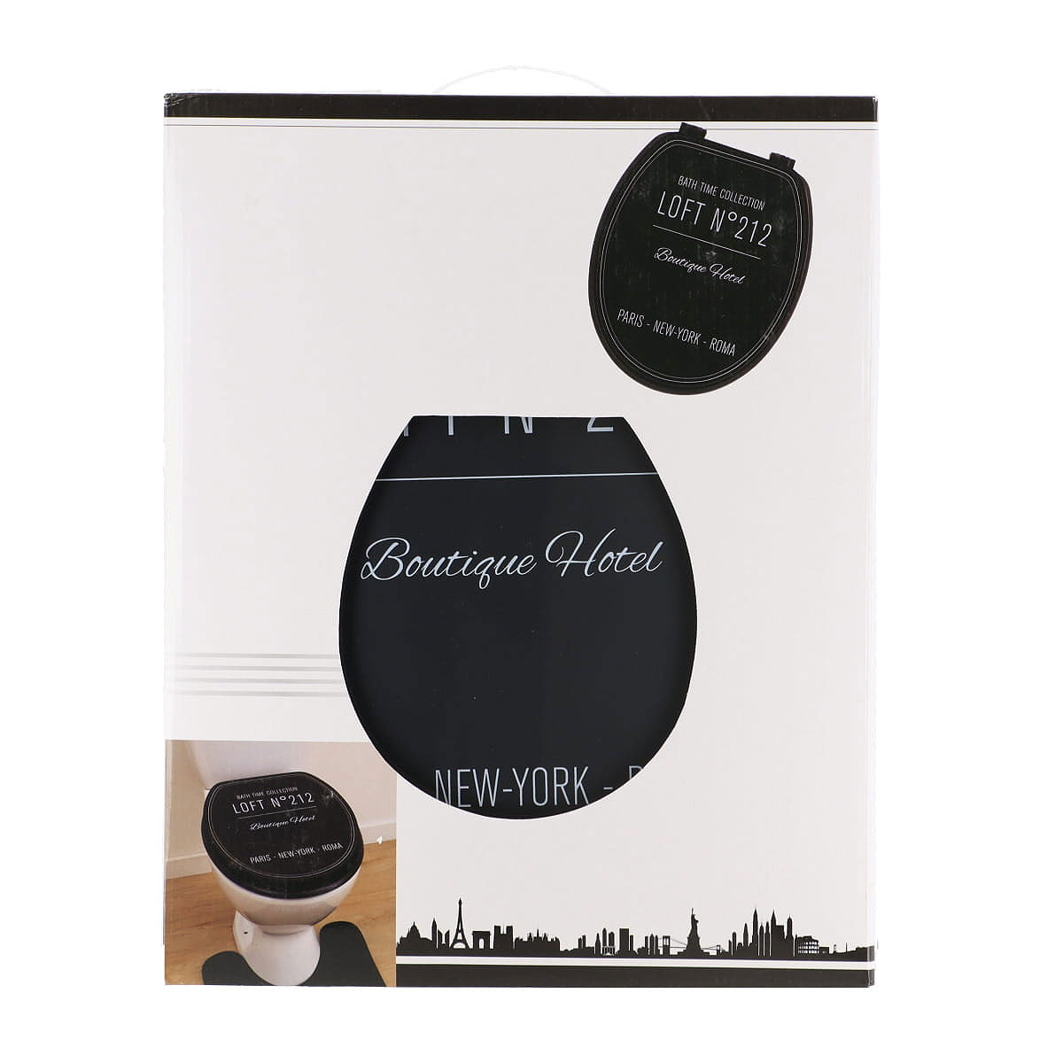 Καπάκι Λεκάνης (46X37 5) T-D Neo Retro 4114727 Black Home Μπάνιο Καπάκια - Τουαλέτας Spitishop