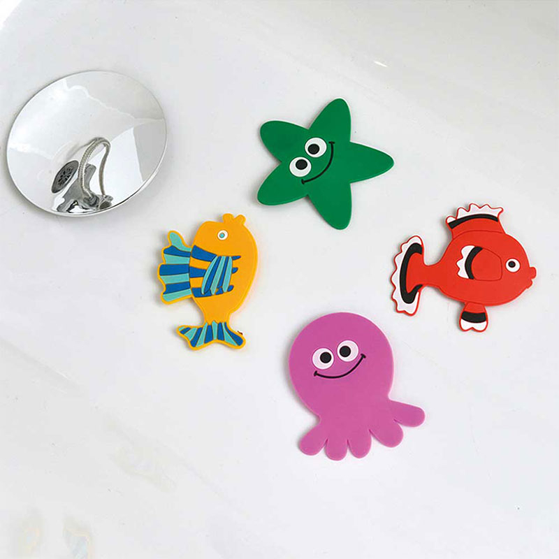 Αντιολισθητικά Πατάκια Μπάνιου (Σετ 4τμχ) T-D 721025