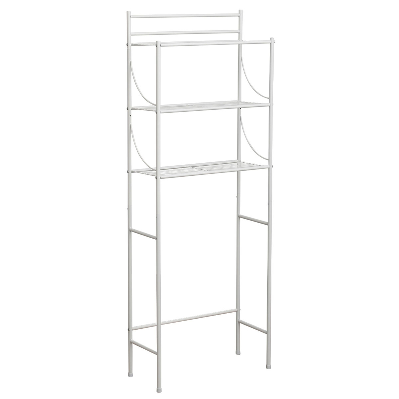 Ραφιέρα Δαπέδου Μπάνιου 3 Θέσεων (59x25x156) T-D 98185100 White