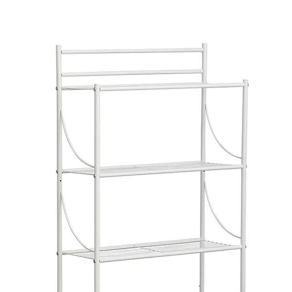 Ραφιέρα Δαπέδου Μπάνιου 3 Θέσεων (59x25x156) T-D 98185100 White