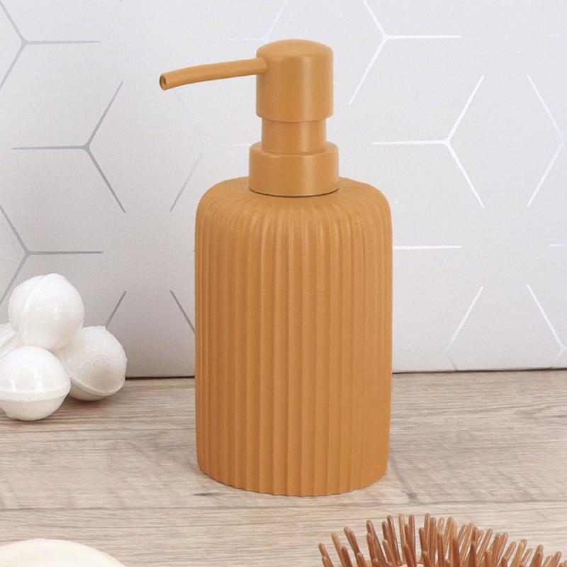 Dispenser Μπάνιου 230ml (Φ7x17) T-D 62103199 Mustard