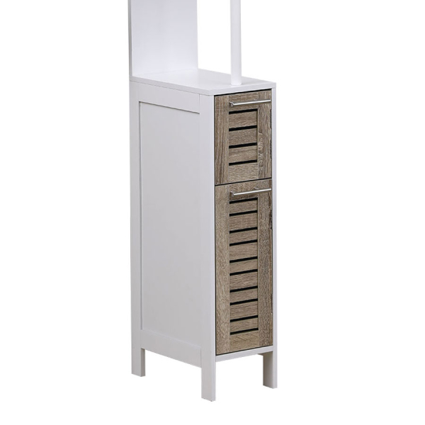 Στήλη Μπάνιου 2 Θέσεων Με 2 Ντουλάπια (18x30x130) T-D Stockholm 9931306