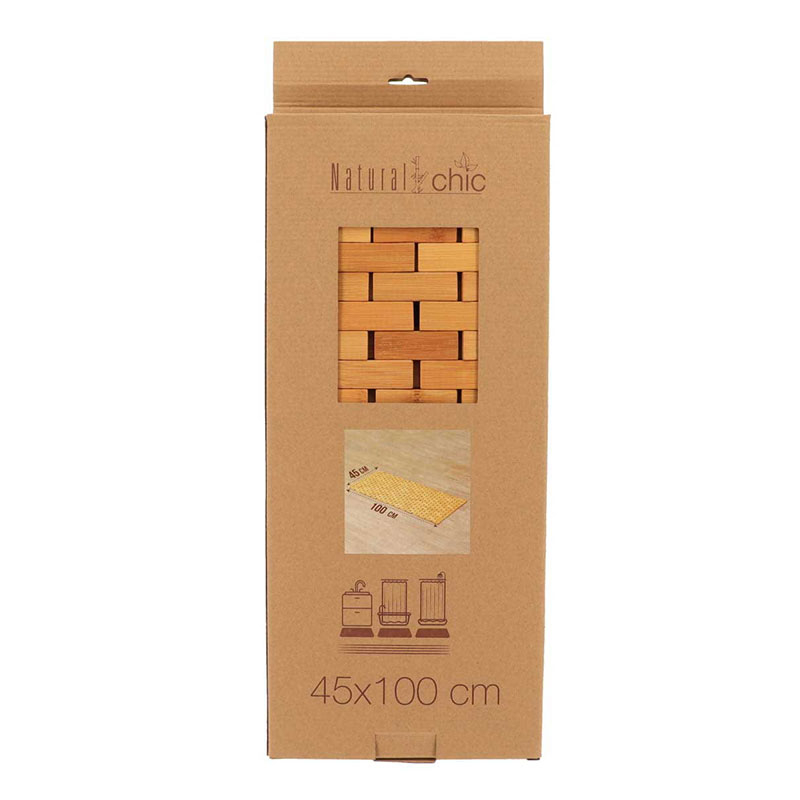 Ξύλινη Πλατφόρμα Μπάνιου Duckboard (40X100) T-D 7412195 Bamboo Home Μπάνιο Πατάκια Spitishop