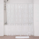 Κουρτίνα Μπάνιου Πλαστική (180×180) Με Κρίκους T-D Tribeca 1108720