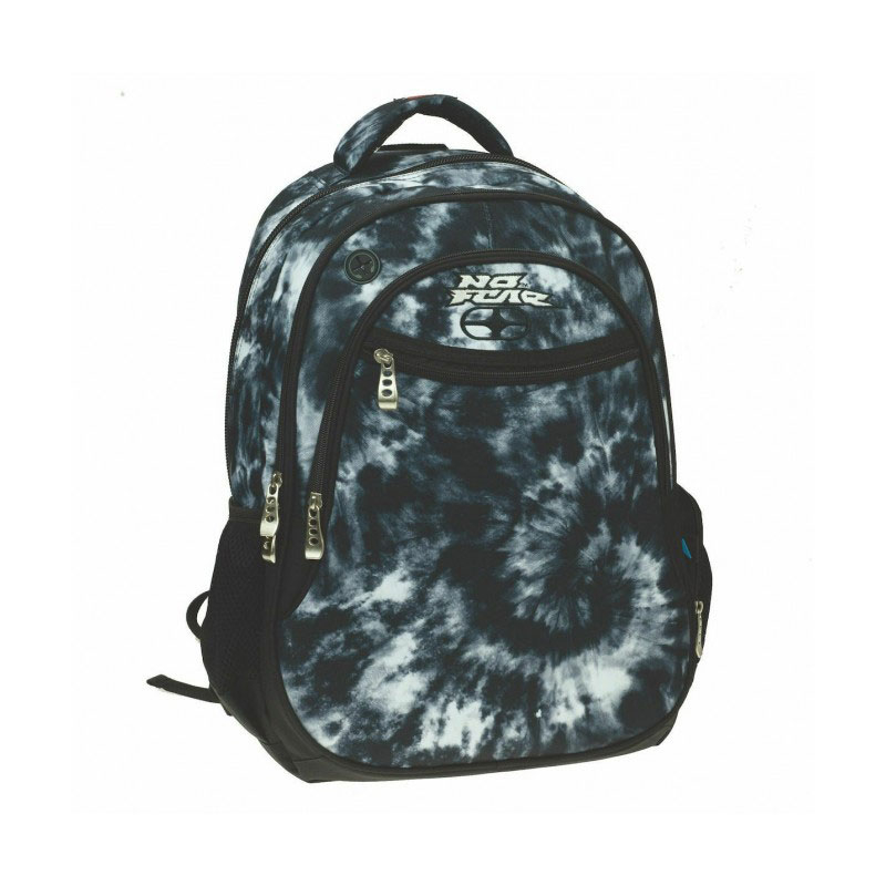 No Fear Σχολική Τσάντα (30x28x48) No Fear Tie Dye Black & White