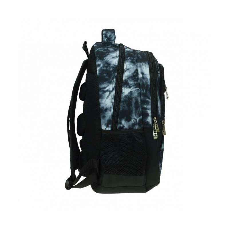Σχολική Τσάντα (30x28x48) No Fear Tie Dye Black & White φωτογραφία