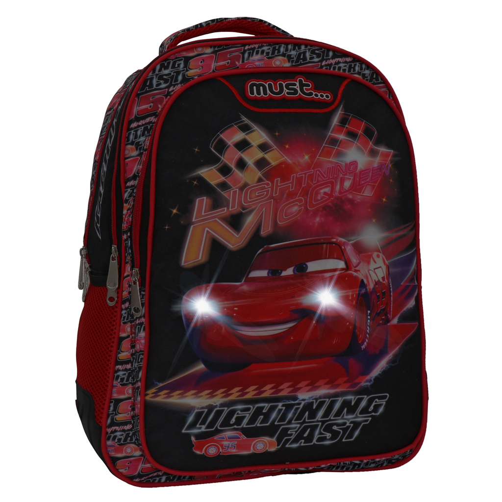 Σχολική Τσάντα Δημοτικού (33X16X45) Must Cars Lighting Fast 563363 Home Παιδικά Παιδικές Τσάντες Spitishop