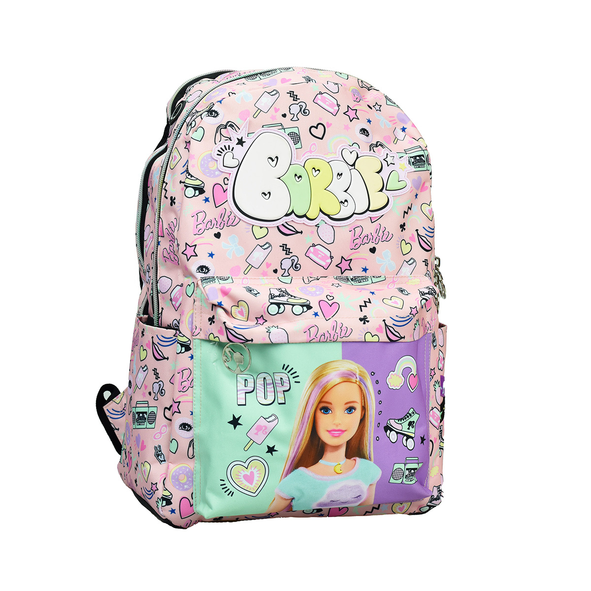 Σχολική Τσάντα Δημοτικού (32x20x42) Gim Barbie Power Pastels 254525