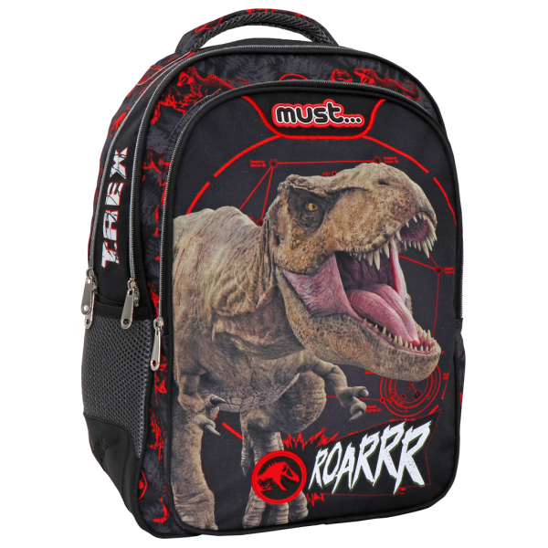 Σχολική Τσάντα Δημοτικού (32x18x43) Must Jurassic T-Rex Roarrr 570894